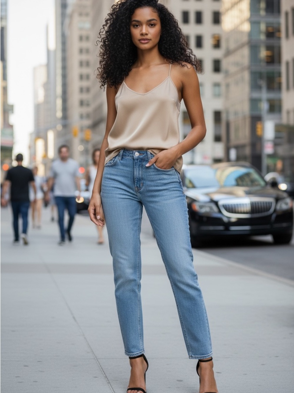 The Limited Beige Flowy Cami Tank Top – Size Medium- Never worn
